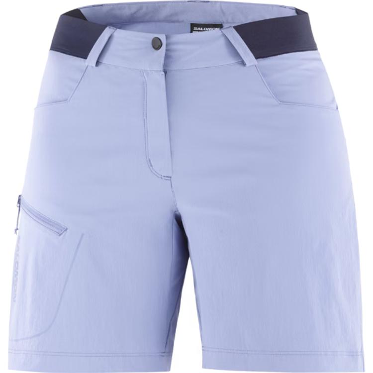 SALOMON WAYFARER Casual Shorts Women s Blue LC2007100 34