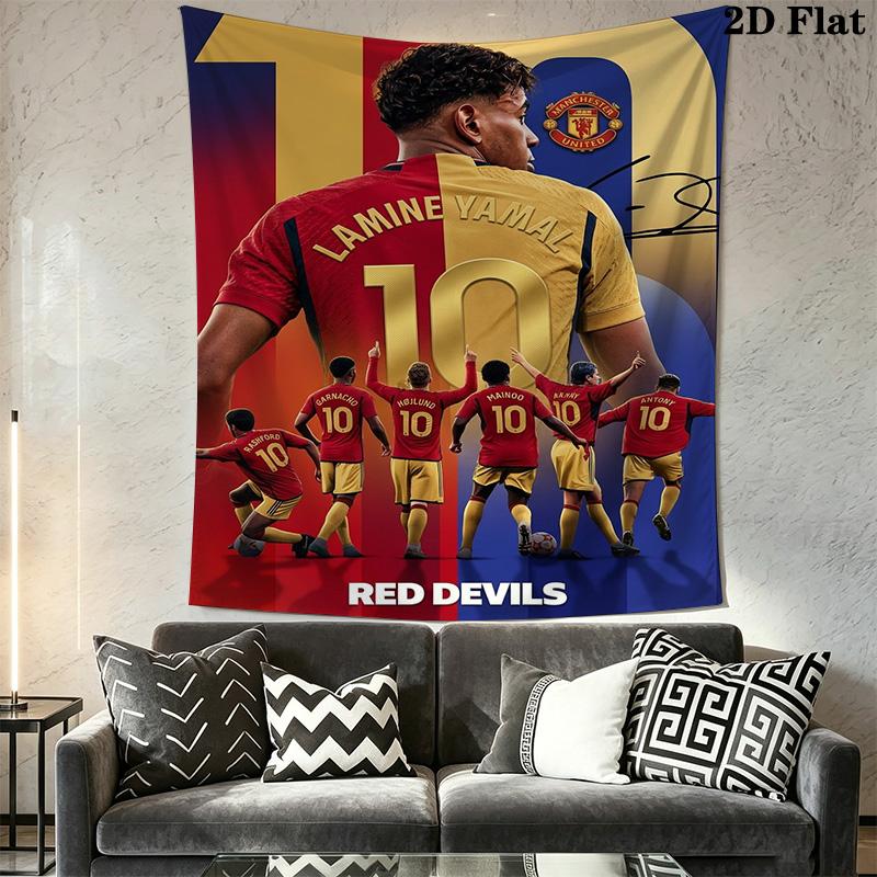 Man Utd'S New Signing Lamine N'Gol 10 Threepiece Set 1 Duvet Cover 2 Pillowcase Without Core Christmas Birthday Gift
