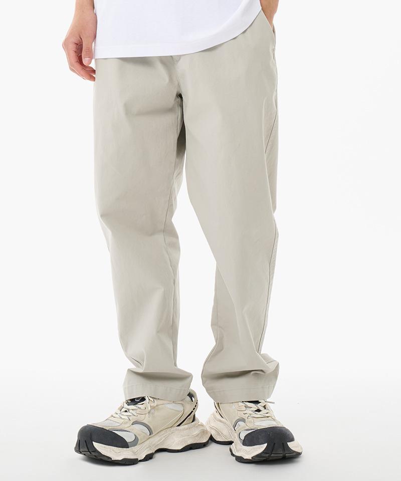 LIFEWORK L1 Wappen Beige Elastic Waist Pants