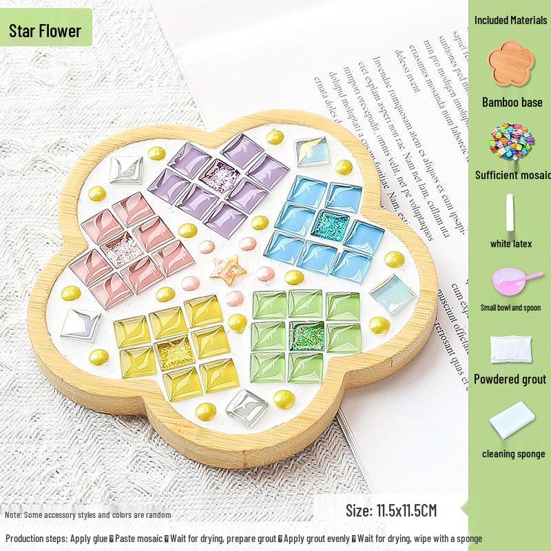 DIY Mosaic Coaster Kit for Kids: Creative Father's Day Craft