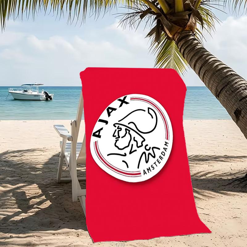 Beach Towel with AFC Ajax Pattern - soft,absorbent,machine washable Lightweight&Modern,swimming,Travel Essentials