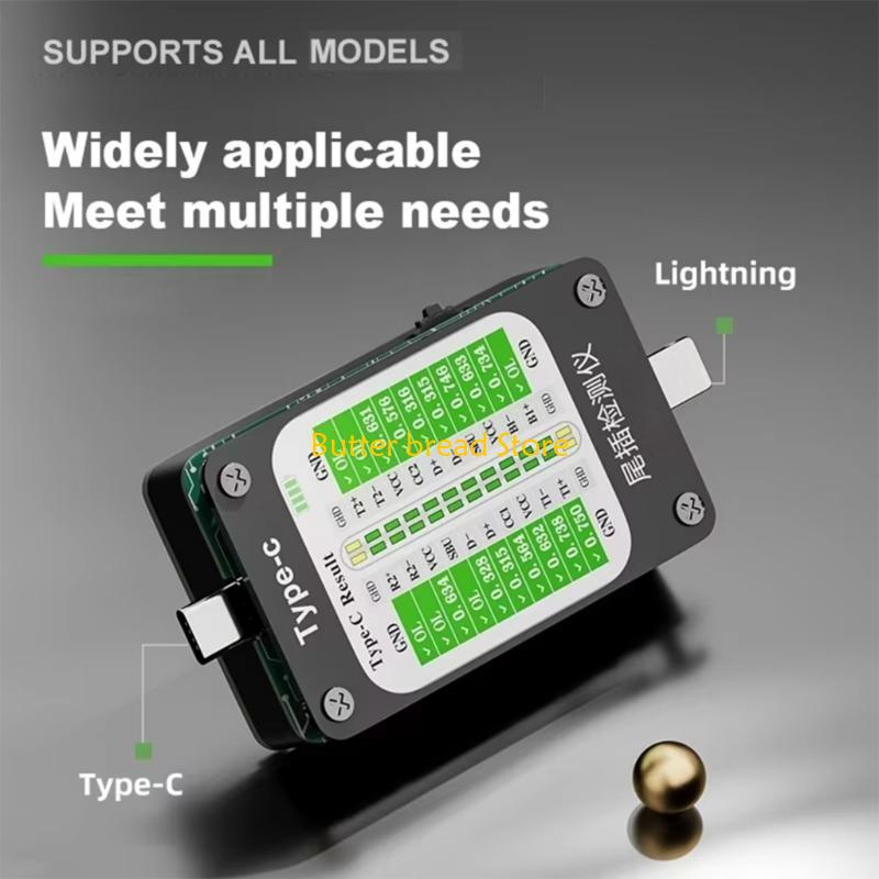 W89C Intelligent Mobile Charging Port Repair Tool for Accurate USB Tail Plug Analysis & Comprehensive Diagnostic Information