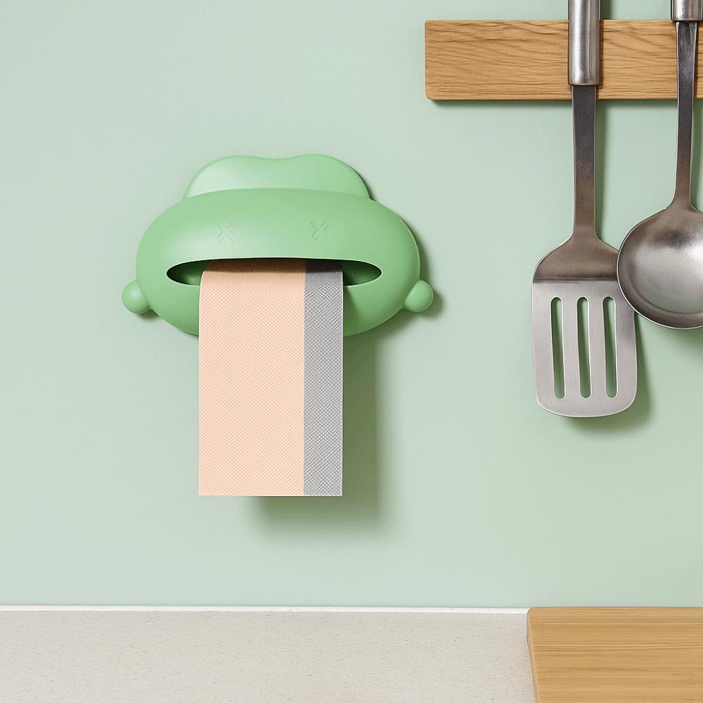 Plastic Garbage Bag Storage Box Wall Mounted Storage Holder Cleaning Bag Sorting Box  Bathroom