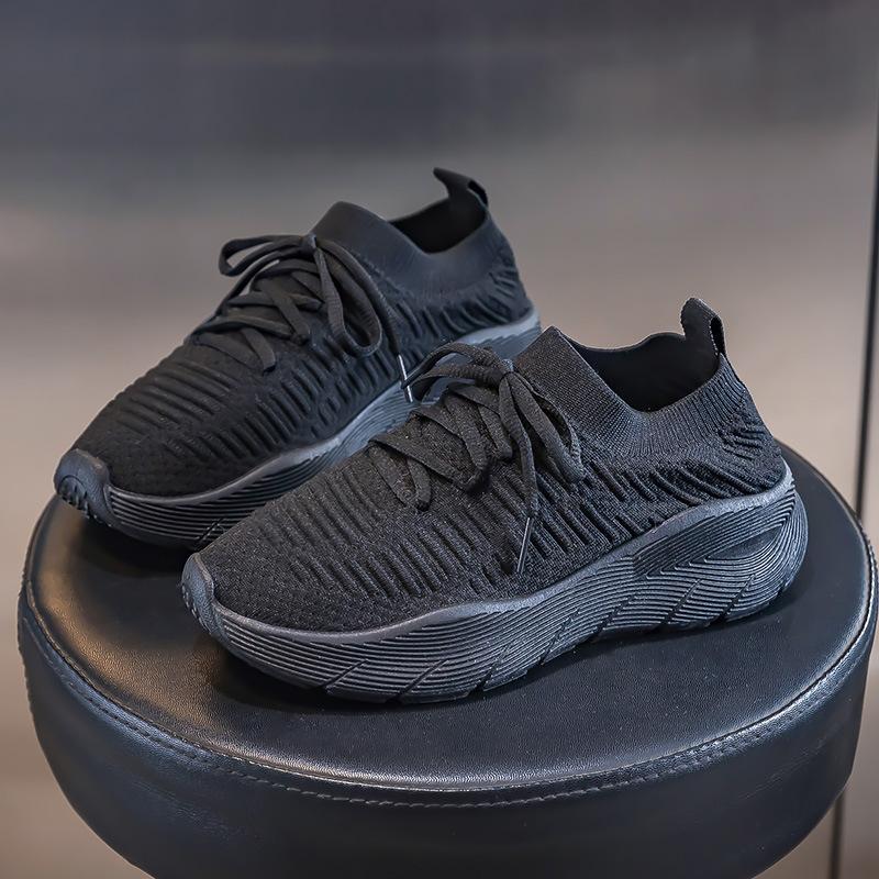 

Spring and summer flying woven shoes running sports casual shoes women s breathable men s and women s low-top foot socks shoes F8858 35 [Female size] легкие хаки