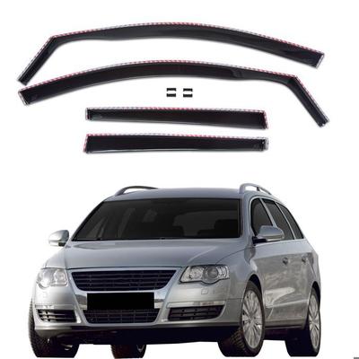 Déflecteurs D'air J&J AUTOMOTIVE Volkswagen Passat B6/B7, 4 Pièces, Aérodynamique, Noir/Fumé