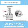 1/4 Aluminum Alloy Hand-Tightened Drone Gimbal Adjustment Screw