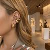 Wassertropfen Mehrschichtig Hohl Ohrclips Gold Ohr Manschette Schmuck Vintage Fake Piercing Ohrringe Damen
