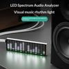 LED Music Visualizer Light 6 Dynamic Modes Sound Activated USB Powered Atmosphere Lamp for Desk