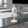 Briefcase Carrying Figure Desk Businessman Statue, 3D Printed Office Decor for Men, Statue Executive Figurine with Briefcase, Motivational Home