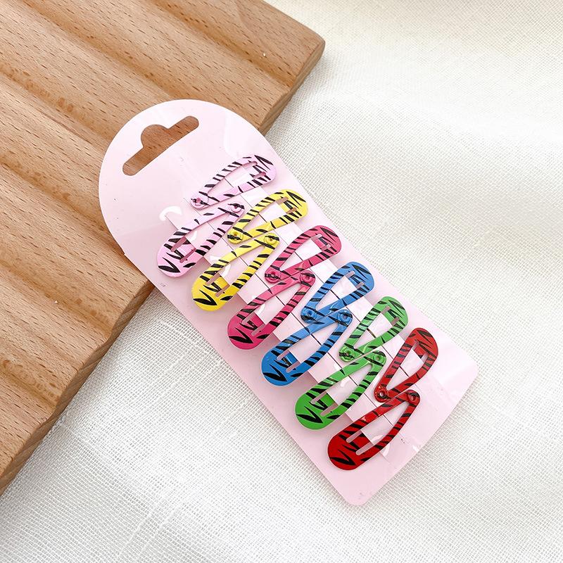 New Mini Printed Children BB Clip Cute Small Hairpins Girls Kids Hair Clips Pins Accessories Barrettes Headdress Hairclip