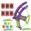 Colorful Large Bow Arrow Toy Set Catapult Launcher for EVA Ball Indoor/Outdoor Fun Games Toys Party Halloween Christmas Gift