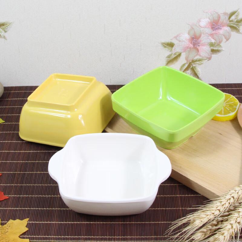 Huìhuáng Melamin-Quadrat-tiefer Teller im koreanischen Stil