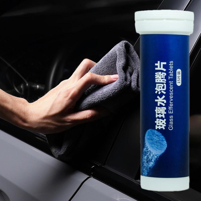 Car Windshield Glass Cleaner Anti-freeze Solid Cleaning Concentrated Tablets Trucks Wiper Cleaner For Strong Decontamination