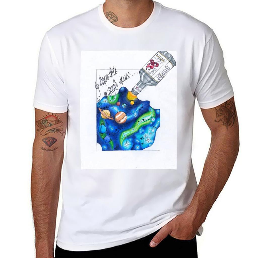 Hope This Is Enough Space Tshirt Nonshrink Basic Cotton Tshirt