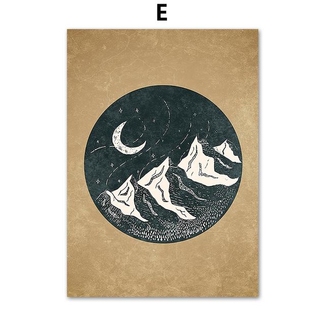 Desert Cowboy Canvas Painting Wall Decoration Sunset Bobcat Posters and Prints Interior Painting No Frame