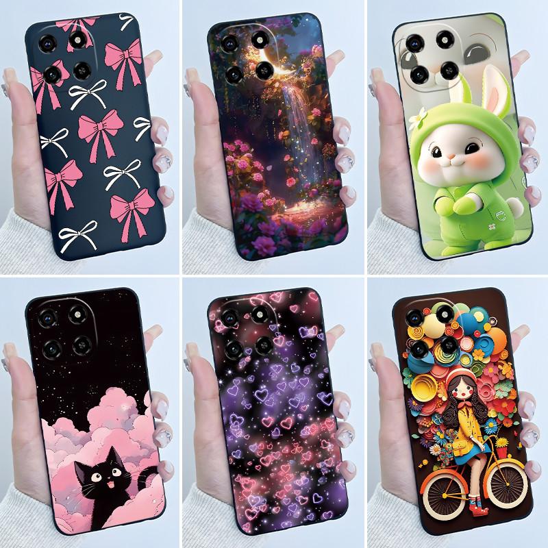 For Blackview Color 6 Case Luxury Cute Love Rabbit Funny Soft Silicone Protective Back Cover For Black View Color 6 Phone Case