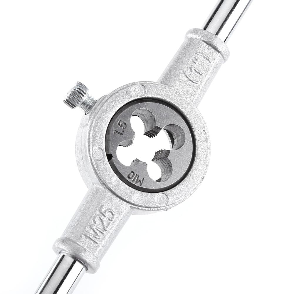 8PCS Screw Die & Wrench Spanner External Thread Processing Tapping Hand Tool Kit