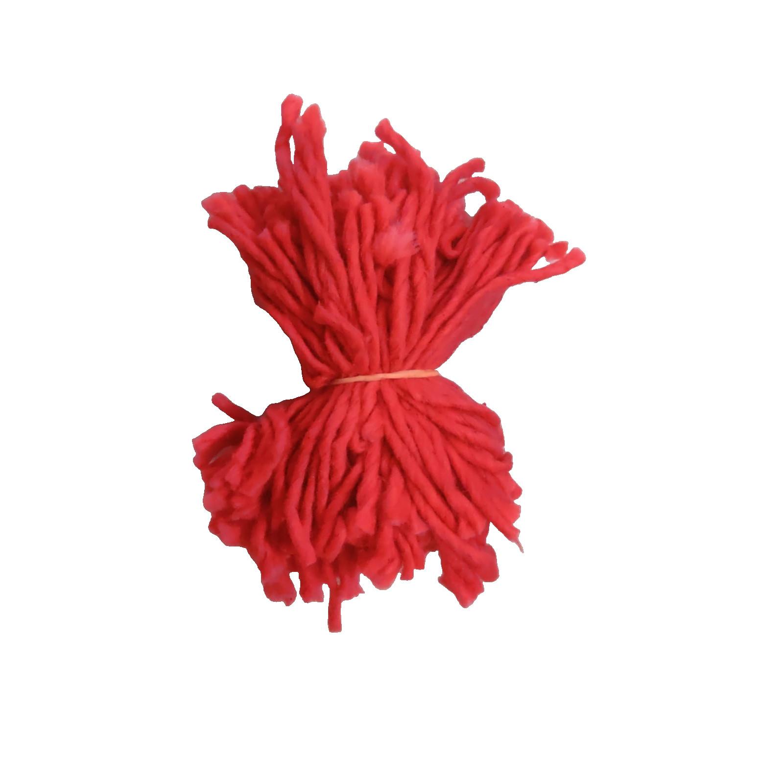

@ Indian Traditional Cotton Diya Batti Red Color For Pooja Zr-2870-60%Off