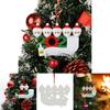 2020 Weihnachten Weihnachtsbaum Hängeornamente Mit DIY Familienname Weihnachtsmann Anhänger
