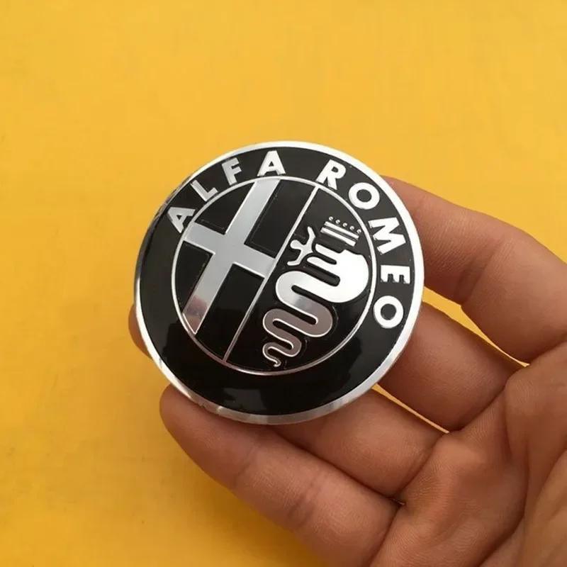 

For Alfa Romeo 2026 Hot Sticker 1Pc 40mm Car Steering Wheel Logo Badge Sticker for Alfa Romeo Mito Giulia Giulietta 147 156 166 40mm