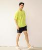 Tyubeuteuli Men'S Basic Loose Fit Short Sleeve Rash Guard A604 Fluorescent Green
