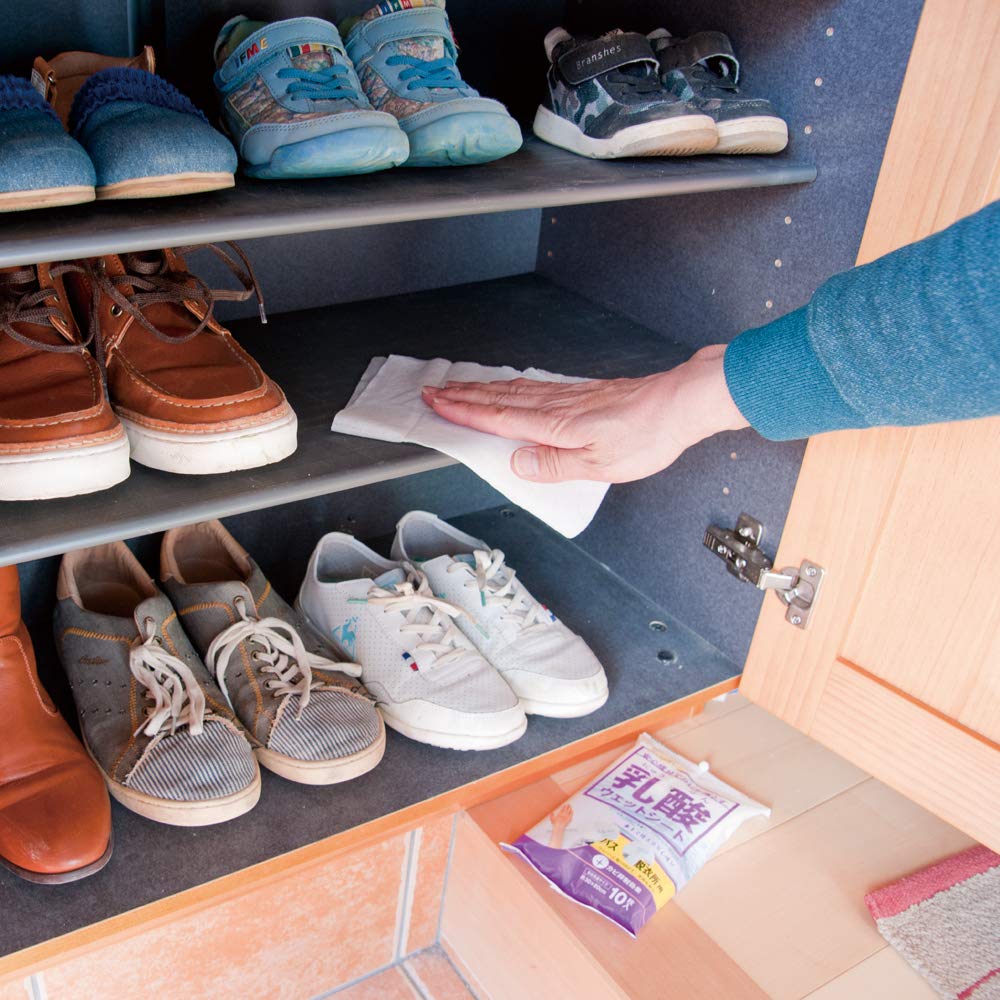 Azuma Bath Cleaning Wet Lactic Acid Wet Sheet for Baths and Changing Sheet Size 30 X 10 Removes Mold with Safe Ingredients SQA43 Sheet, Rooms, 20cm,