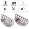 Presă de usturoi din oțel inoxidabil Concasor manual pentru usturoi, ghimbir, zdrobitor, pentru tăiat usturoi, unelte pentru tocat, gadgeturi de bucătărie