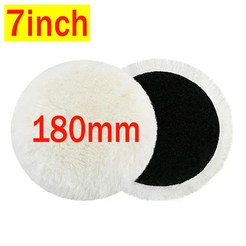 3/4/5/6/7 inch Wool Polishing Disc Car Waxing Polishing Buffing Car Paint Care Polisher Pads Auto Washing Accessories