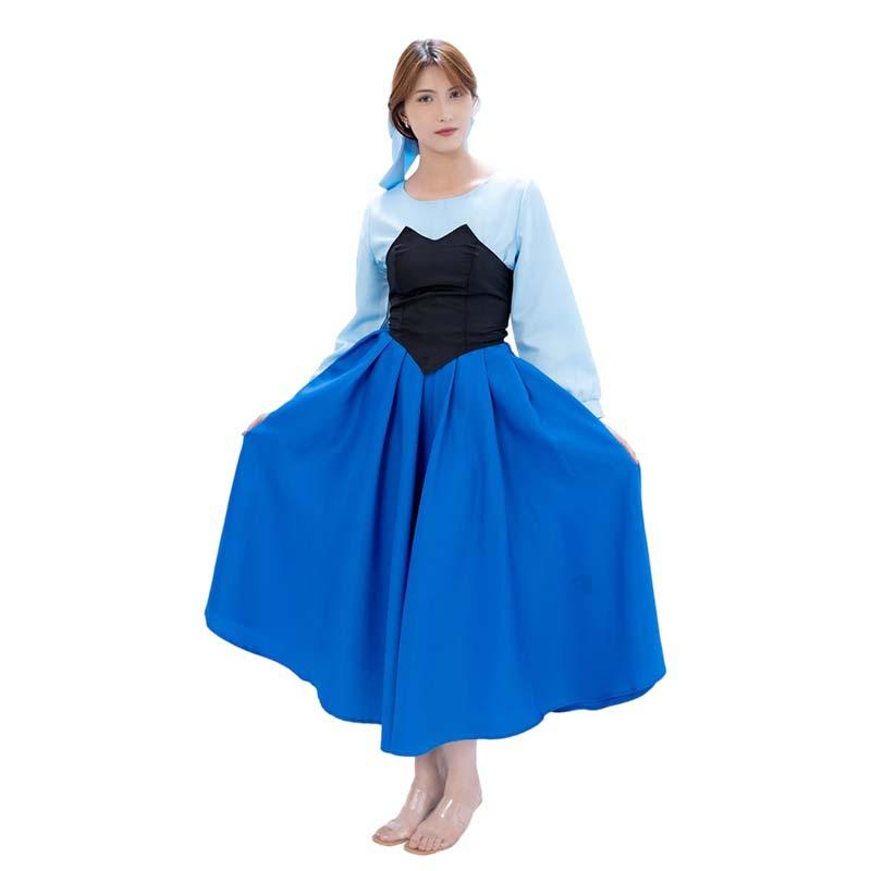 The Little Mermaid Ariel Cosplay Dress, Adult Anime Stage Performance Costume