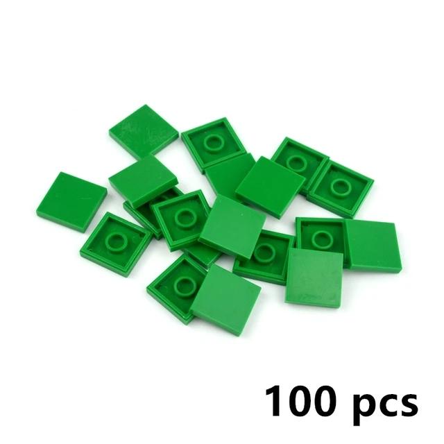 Bricks Smooth 2x2 Floor Printed Tile Assembled Building Blocks Decoration Ceramic Tile MOC City House Construction Toys
