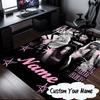 Custom Name K-pop Stars Shine Bright Carpet, Chair Rug,Area Rug for Office Bedroom living rooms bedroom, Doormat decor Christmas fan gifts