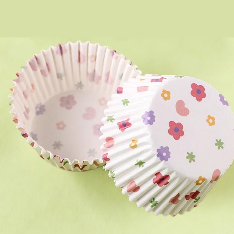 MEIDI Heart Flower Mochi Baking Paper Cups