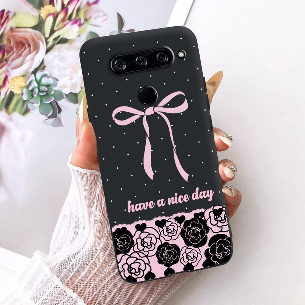 Phone Case For LG V40 ThinQ Cover Aesthetic Cute Fashion Funny Painted Casing For LG V40 ThinQ V405 LM-V405 LM-V409N