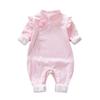 Clothing, Double-Layered, Stylish for Spring and Autumn, Cute Cheongsam Romper for Baby Girls, Chinese Style Princess One-Piece Crawling Suit
