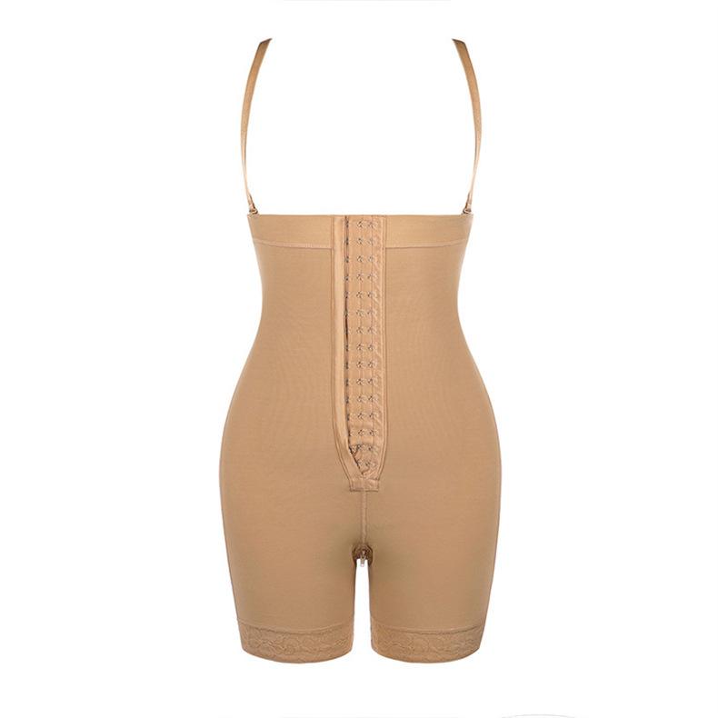 Sleek Tummy Control Bodysuit: Waist Trainer & Postpartum Shaper with Hip Lift