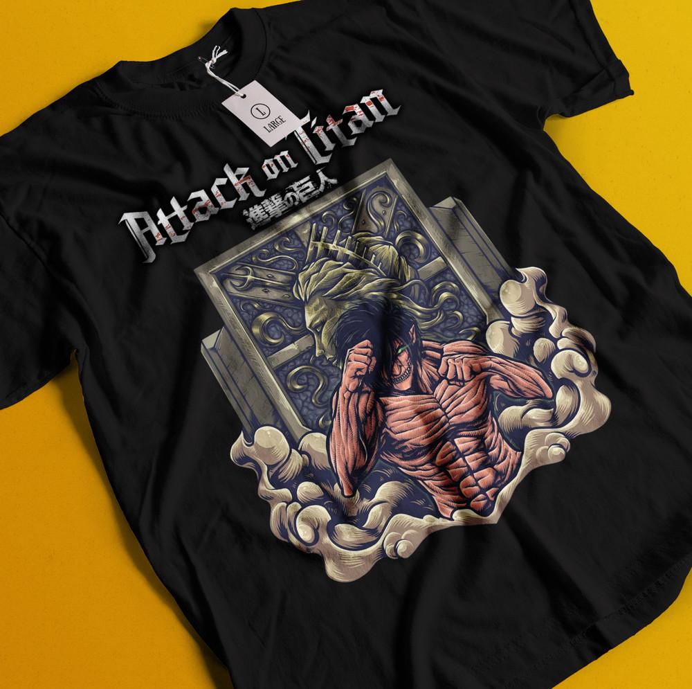 

Attack On Titan Shirt Eren Mikasa Tshirt Levi T-Shirt AOT Erwin Sasha Armin Tee 2XL