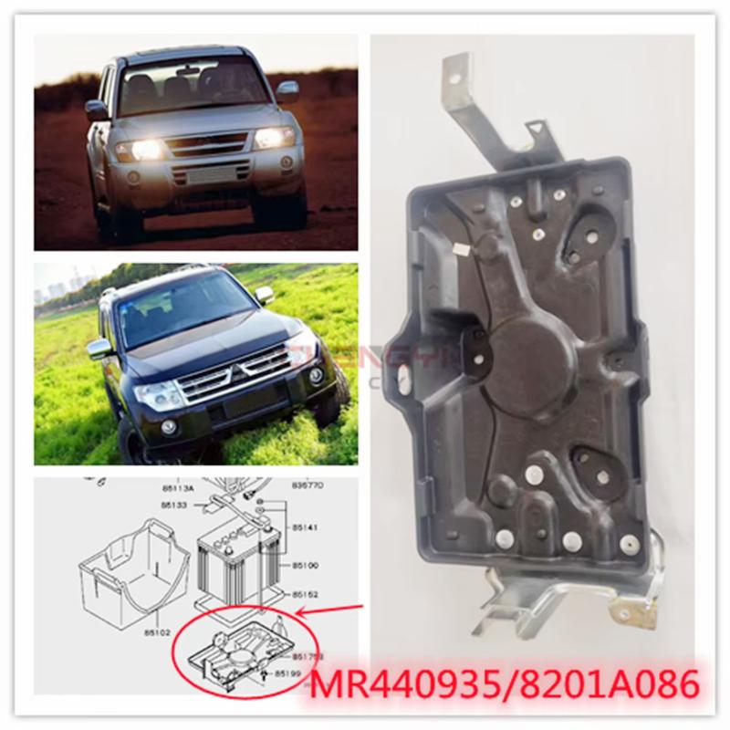 Battery Tray For Pajero Battery Cover For Montero Holder For V73W V75W V77W V93W V97W V98 4M41 8201A086 MR440935 Petrol Car Only