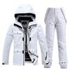 Men's and Women's Winter Ski Suit: Snowboard Jacket and Pants Set, Warm and Thickened for Outdoor Snow Sports.