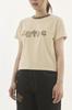 Kkotte Doodle Garden Crop T-Shirt (Cream)