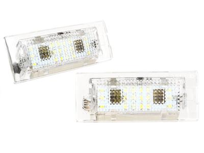 BMW X5 E53 X3 E83 LED osvětlení registrační značky sada 2 ks