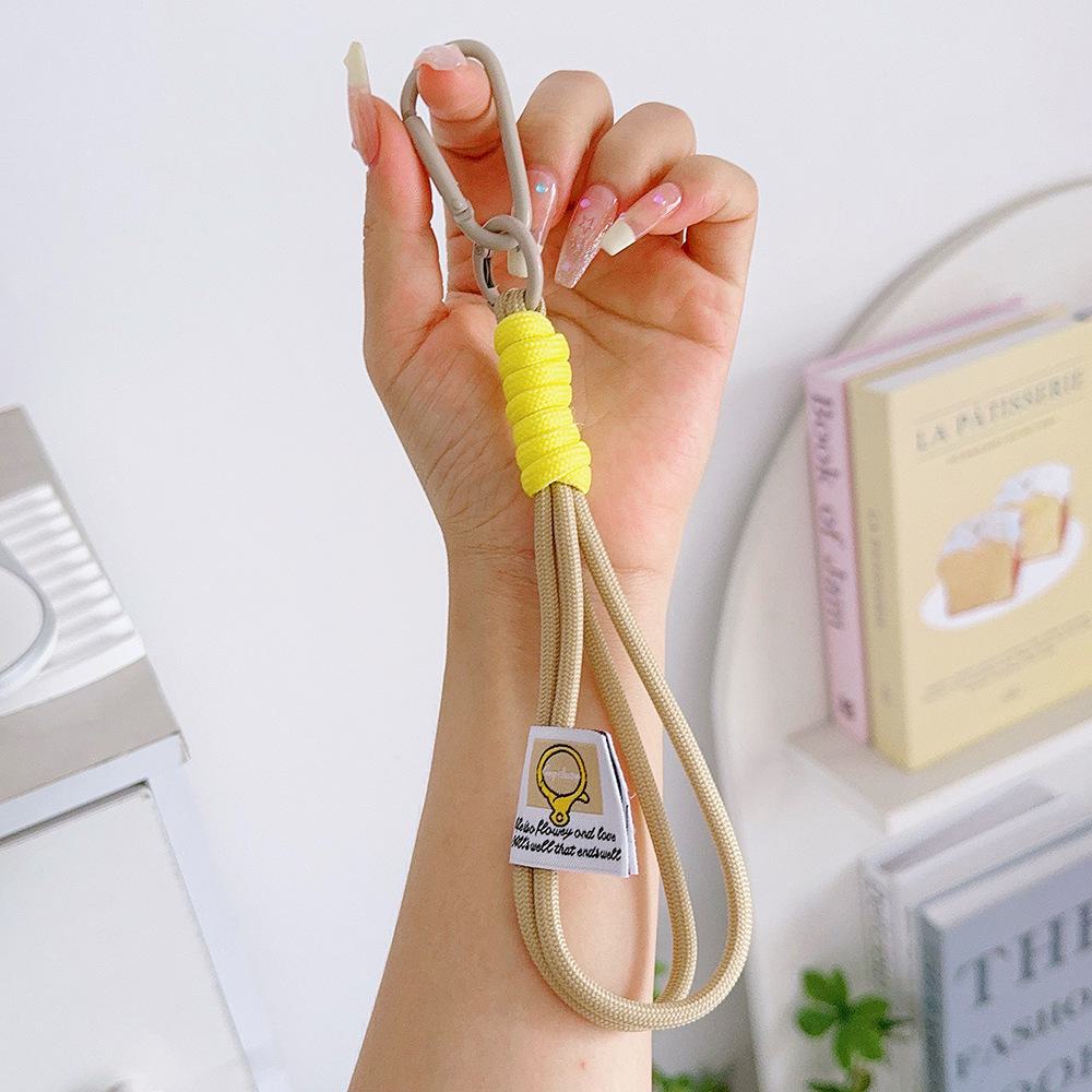 

Брелок для ключей из двойной веревки из нейлона для альпинизма, подвеска в виде сумки для мобильного телефона для пары.