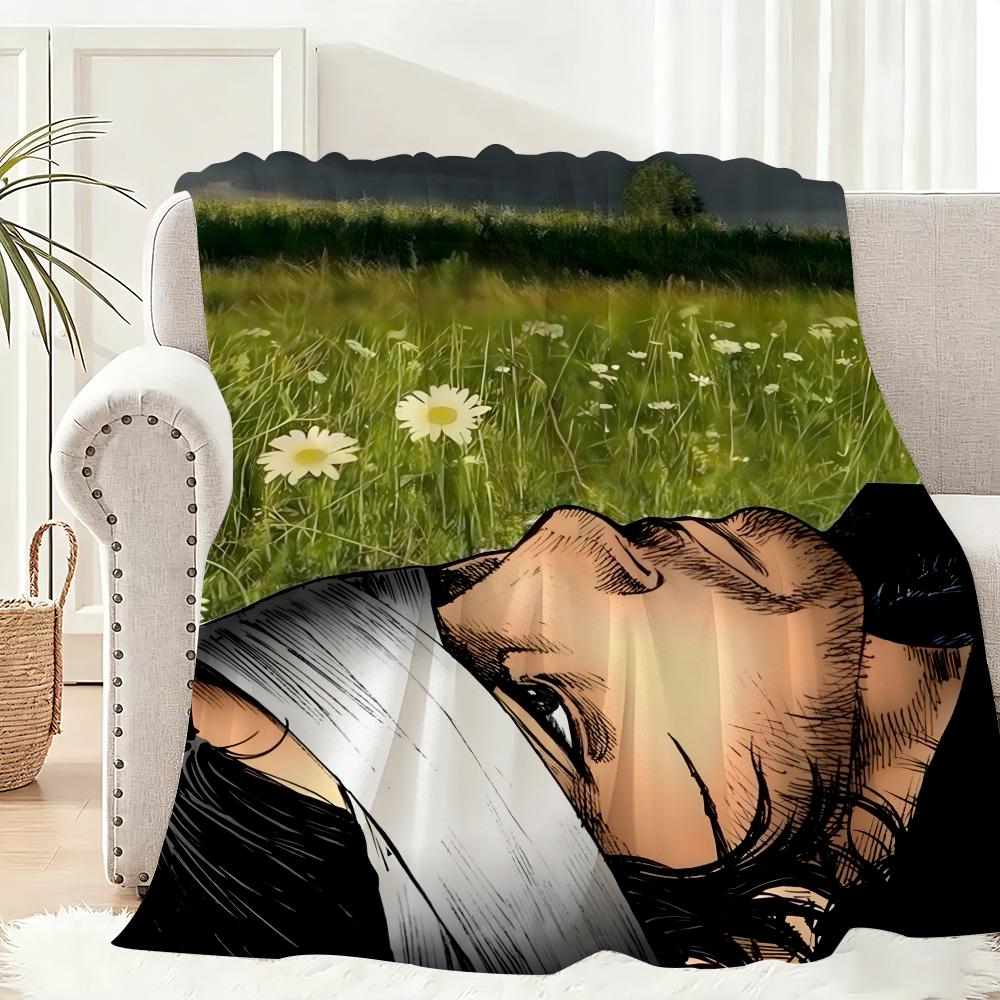 Vagabond Throw Lightweight 240G Flannel Blanket Soft Skin-Friendly For Summer Cooling