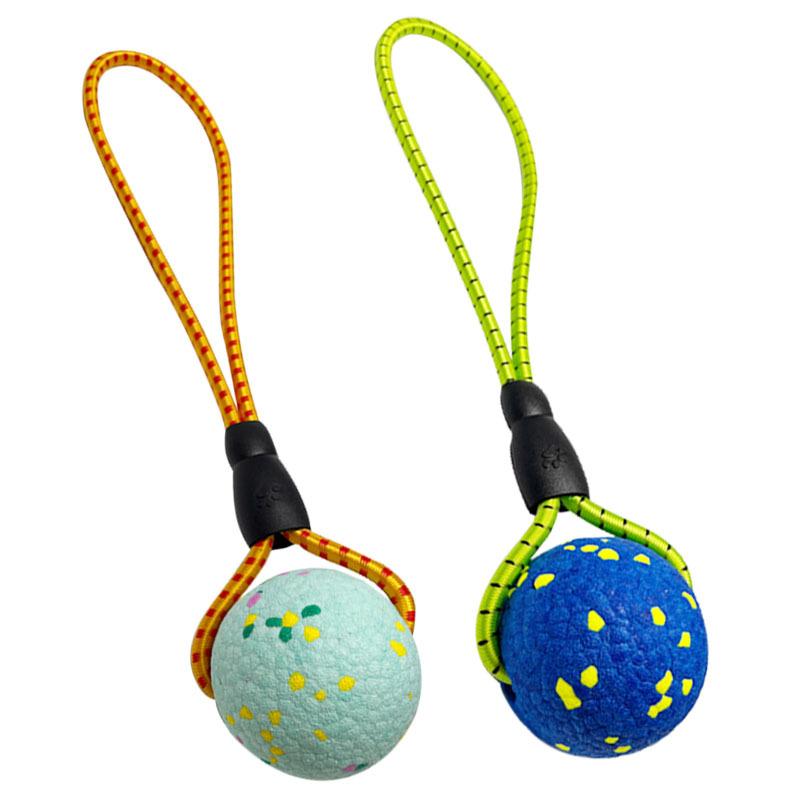 Dog Elastic Rope Balls, Popcorn Dog Toy Balls, Durable and Unbreakable Dog Retrieval Training Interactive Pet Toys