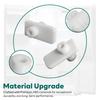 for LG Upgraded ABS Refrigerator Vegetable Tray Crisper Drawer Wheel Mount Set 2 Pcs- for MCR620965
