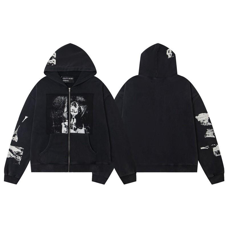 2025 Unisex Oversized Hooded Sweatshirt With Vintage Character Print Loose Fit Streetwear Casual Top