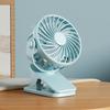 720 Degree Rotate Clip Mini Fan Built In Soft Night Light Quiet Portable Personal Cooler Fan USB Rechargeable Indoor Outdoor