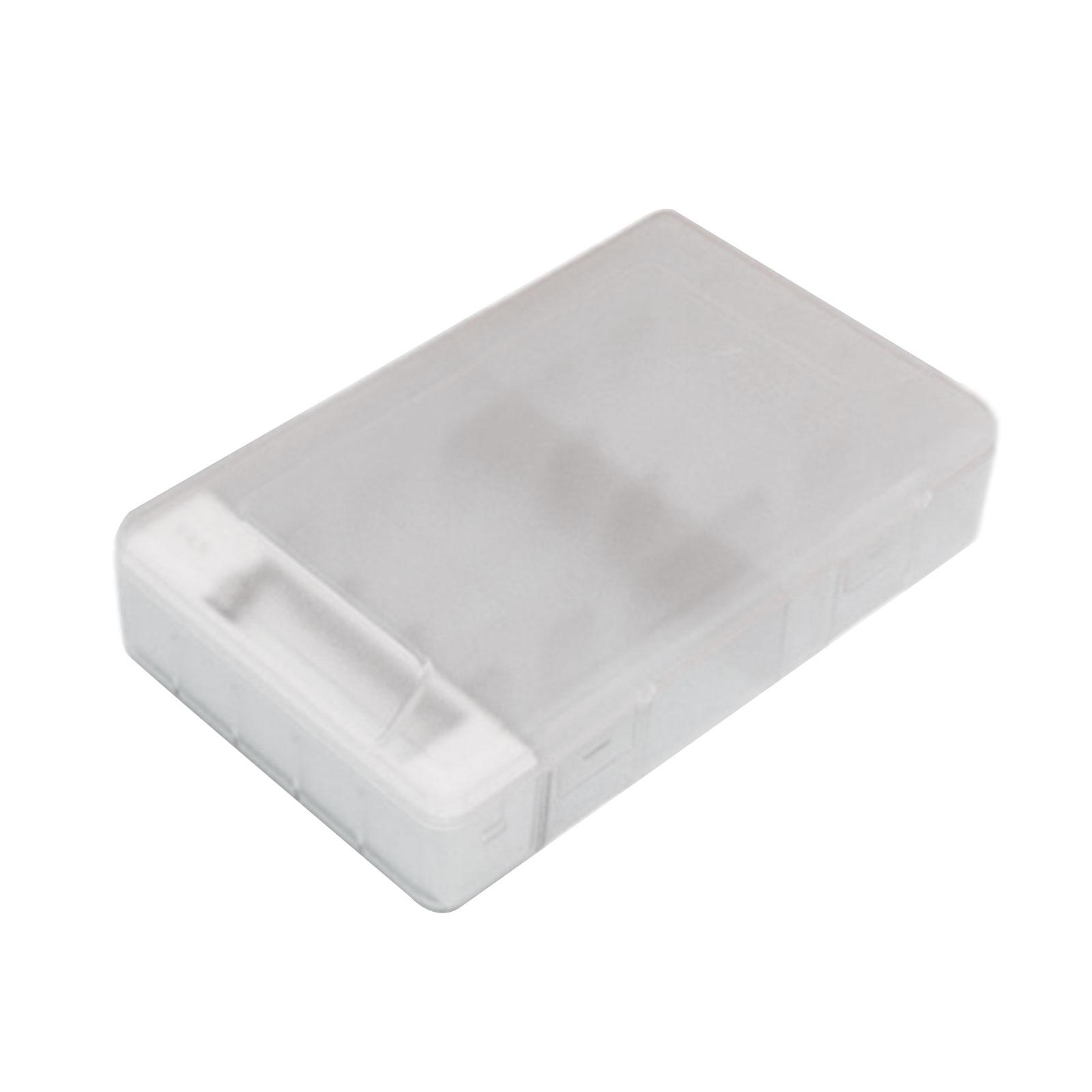 

Чехол-органайзер для батареек AA/AAA, ящик для хранения с функцией тестера, прозрачные ящики для хранения большой емкости