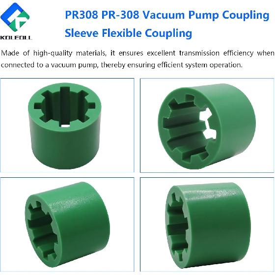 PR308 PR-308 Vacuum Pump Coupler Sleeve Flexible Coupler Replace for DV-3E DV-4E DV-6E DV42N DV-85N DV-142N DV-200N DV-285N | Replace for DV-3E DV-4E