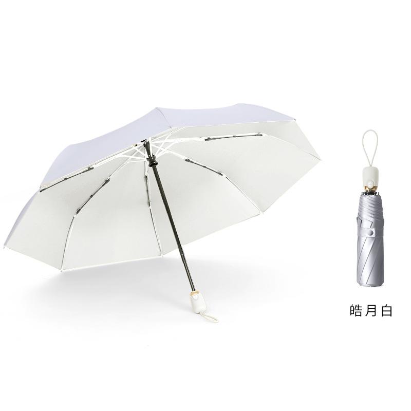 Automatic Weather and Rain Parasol Small Fresh Color Scheme Handle Umbrella