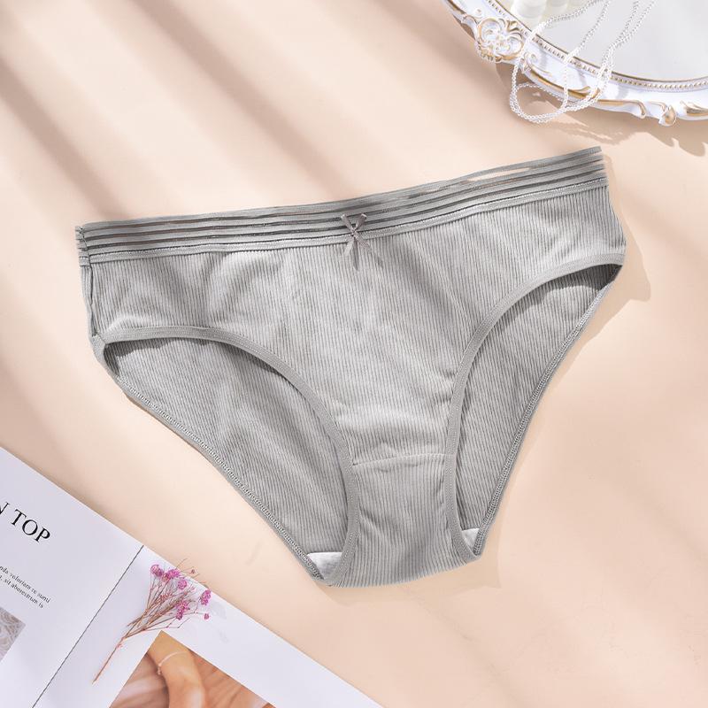 CFSC Women's Large Size Underwear Solid Color Print Underwear